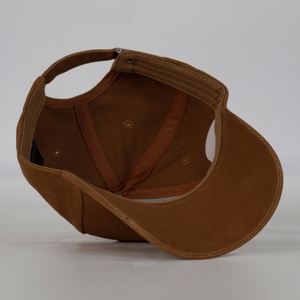 Gorra de Béisbol de 6 Paneles de Sarga 100% Algodón al por Mayor, Color Sólido, para Deportes al Aire Libre, con Logotipo Bordado 3D Personalizado - Product Image 5