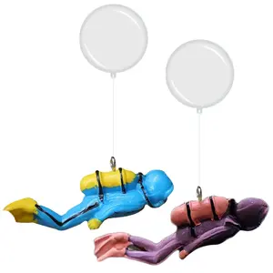 Adornos de Peces Luminosos al por Mayor, Pez León de Silicona Flotante que Brilla en la Oscuridad, Decoración para el Hogar - Product Image 4