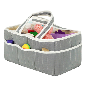 Organizador de Pañales de Nailon Grande, Portátil, con Asa Larga, Bolsa de Almacenamiento Multifuncional con Bolsillo Lateral <span class=keywords><strong>para</strong></span> Artículos Esenciales del Bebé - Product Image 5