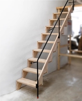 Escalier pliant domestique, échelle murale de rangement, échelle invisible pour grenier, escalier TikTok, escalier sur mesure, escalier pliant