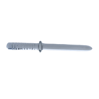 Dildos en verre borosilicate lisse pour hommes et femmes, stimulateur du point G, masseur de la prostate, lapin bleu, jouet sexuel écologique