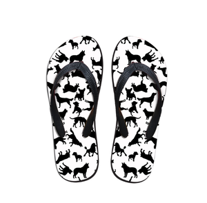 Personalizzazione personalizzata stampa a trasferimento termico pantofole da spiaggia infradito a sublimazione in bianco - Product Image 5