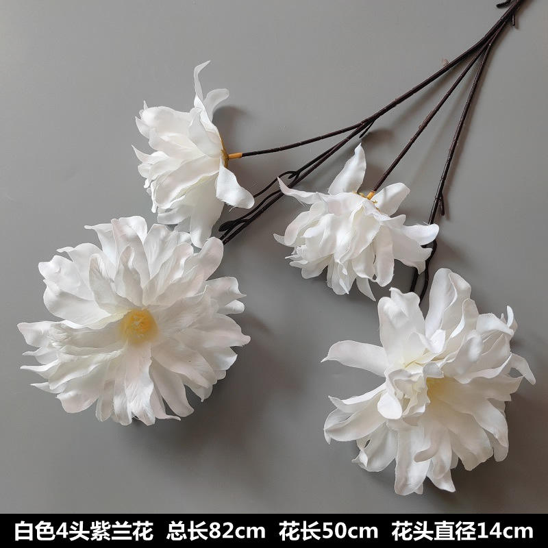 กล้วยไม้สีม่วง4ดอก