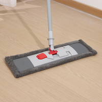 Recharge de serpillière plate en microfibre 10x40cm, lavable et réutilisable, pour le nettoyage des sols