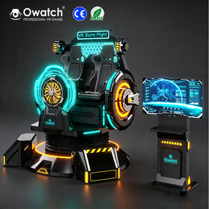 เครื่องเล่นเกมจำลองการบิน Owatch VR Storm หมุนได้ 360 องศา ให้ประสบการณ์เสมือนจริงแบบสมจริง พร้อมเก้าอี้เล่นเกม <span class=keywords><strong>2</strong></span> ที่นั่ง เครื่องเล่นเกมเสมือนจริง 9D - Product Image 2