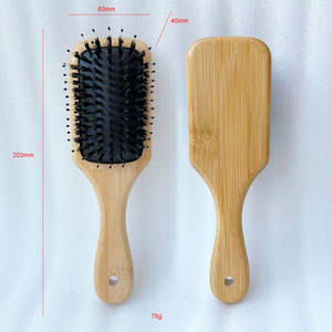 <span class=keywords><strong>Cepillo</strong></span> de <span class=keywords><strong>Pelo</strong></span> Compacto de <span class=keywords><strong>Cerdas</strong></span> de Jabalí y Nailon para Desenredar y Dar Brillo al Cabello <span class=keywords><strong>Fino</strong></span>, Madera Natural Biodegradable - Product Image 1