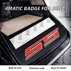 Emblema Adhesivo 3D ABS para Parachoques Trasero de Coche, Logotipo 4MATIC para Mercedes, Garantía de 1 Año - Product Image 2