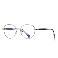 Gafas de moda para mujer con montura metálica 3182 para lentes ópticas, diseño de lujo, venta al por mayor de fábrica, alta calidad, con filtro de luz azul.