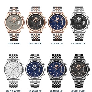 POEDAGAR Luxury Men Watch Business Waterproof Date Chronograph Full Steel Quartz Men Wrist Watches Male <b>Clock</b> Reloj Hombre Dress - Product Image 3