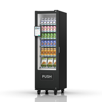 La máquina expendedora automática de aperitivos y bebidas Shengma las 24 horas admite pegatinas/Logotipo personalizados compatibles con Europa Metro