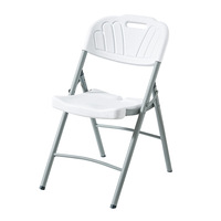 Meilleur Choix - Table à Manger Pliante en Plastique de 6 Pieds avec Plateau en HDPE - Installation Facile - Design Pliable - Table pour Utilisation en Extérieur