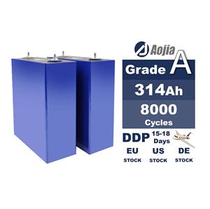 بطارية أوجيا MB31 314 أمبير ساعة 3.2 فولت ليثيوم فوسفات الحديد (LiFePO4) منشورية الشكل لنظام تخزين الطاقة الشمسية مع 8000 دورة ودرجة حرارة تشغيل تتراوح بين -30 و60 درجة مئوية - Product Image 1