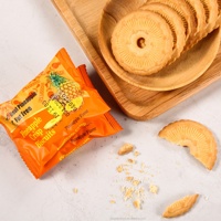 476g doux rond ananas saveur sucre biscuit fruits Dessert Biscuits et bonbons dans Halal certifié boîte sac Carton emballage