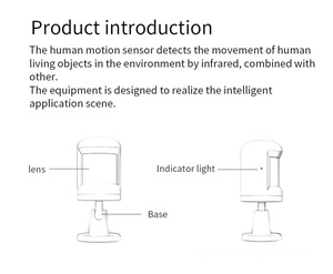 كاشف جسم الإنسان الذكي ZigBee <span class=keywords><strong>PIR</strong></span> ، Tuya للأمن والأتمتة ، يتطلب ZigBee Hub - Product Image 5