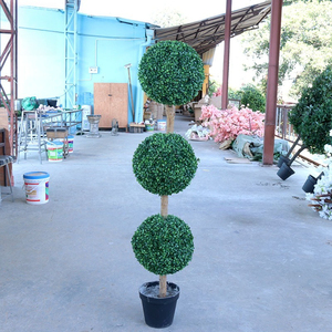 Planta Artificial de Milan <span class=keywords><strong>en</strong></span> Maceta, Bonsái de Simulación, Decoración para el Hogar, Plástico - Product Image 6