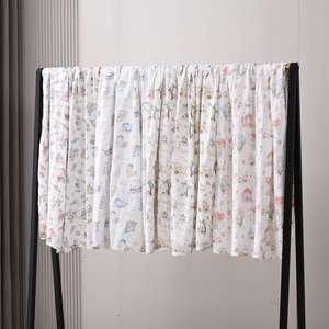 <strong>Personalised</strong> Receiving Custom Newborn Wholesale Organic Cotton Muslin Super Soft Swaddle Cotton <strong>Baby</strong> <strong>Blanket</strong> - Product Image 1