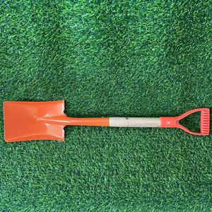 Orange Metal Garden Spade With D-Grip Plastic Handle For Agricultural Gardening Use - Product Image 2
