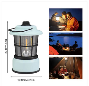Hot-selling new outdoor retro camping <b>light</b> outdoor portable <b>light</b> dimming camping work <b>light</b> - Product Image 6