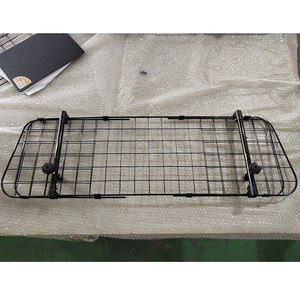 कुत्ते कार एसयूवी के लिए बाधा, वैन, वाहनों-समायोज्य बड़े पालतू एसयूवी बाधाओं यूनिवर्सल-फिट, भारी शुल्क तार जाल कुत्ते कार गार्ड - Product Image 4