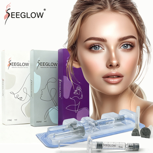 Seeglow HA Filler 1ml Hyaluronic Acid gel Dermal Filler cho mặt mũi môi & mắt giảm nếp nhăn chống lão hóa & làn da mịn màng - Product Image 1