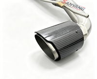 Système d'échappement Valvetronic personnalisé pour Volkswagen Scirocco R 1.4T 2.0T Tuning Catback, tuyau d'échappement, silencieux, prix de gros