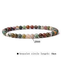Offre Spéciale – Bracelets Extensibles Faits Main en Pierres Naturelles de 4 mm, Véritables Cristaux de Guérison, Idéal pour Cadeau – Vente en Gros (Pulseras)