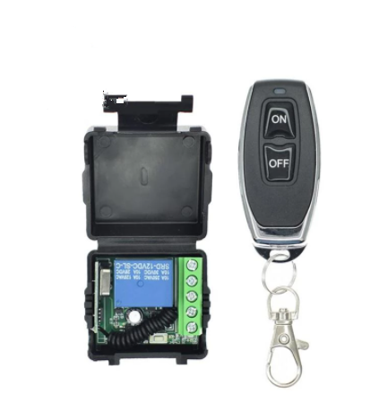 RF Transmitter 433 Mhz Remote Controls with Wireless Remote Control Switch DC 12V 1CH Relay Receiver Module