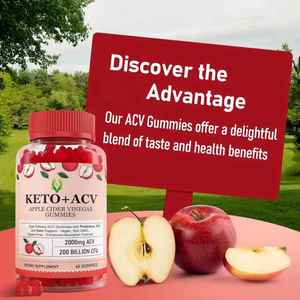 Venta caliente Keto ACV Gummies Vitamina B12 200 mil millones de CFU Probióticos Soporte para la pérdida de peso 2000mg Vinagre de sidra de manzana Gummies - Product Image 6