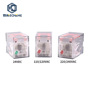 รีเลย์แม่เหล็กไฟฟ้าขนาดเล็ก DC24V MY4N-GS AC250V 10A สำหรับยานยนต์ยี่ห้อ z/c - Product Image 1