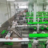 Équipement d'abattoir de vaches porcines Équipement de ligne d'abattage de bovins Abattoir de bovins et de poulets ovins