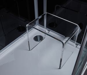 Case di vetro portatili bagno turco a vapore portatile s.s rubinetto in ottone a cascata getti in ottone doccia con massaggio - Product Image 3