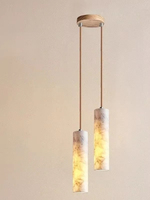 Suspension LED moderne en albâtre AB, luminaire suspendu simple à LED, lustre de luxe pour restaurant, éclairage intérieur pour chambre à coucher et chevet