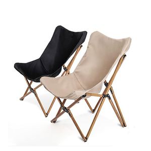 Fauteuil de relaxation pliant en aluminium avec cadre métallique, design moderne, construction durable, portable, pour usage en parc et chambre à coucher, vente en gros - Product Image 3