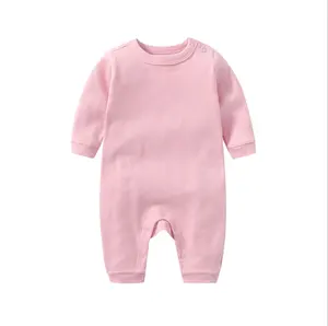 0-24M 유아와 유아를 위한 고품질 아기 옷 장난꾸러기 longsleeve sleepsuit