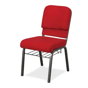 Tiyatro mobilya kullanılan ucuz kırmızı mavi gri kumaş kilise sandalyeleri afrika için
