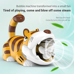 Jouets souffleurs de bulles électriques animaux de dessin animé 10 trous Dauphin Dinosaure Licorne Tigre pour l'été, la plage, le parc, cadeau pour enfants - Product Image 6