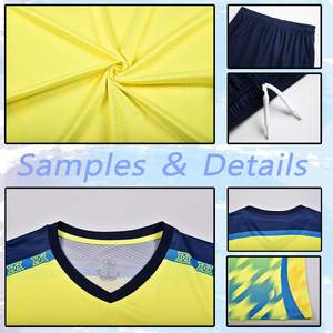 Maglia da Calcio Personalizzata OEM, Stampa Digitale, Set Completo, Asciugatura Rapida, Spandex/Poliestere, Estiva, Collo a O, Aderente con Tasche - Product Image 2