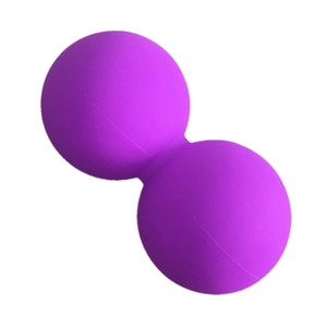 Doppelter <span class=keywords><strong>Lacrosse</strong></span>-Gummi-Massageball für Fuß & Körper Gym Erdnussball - Product Image 1