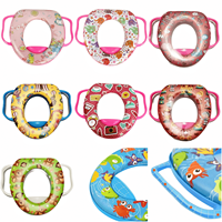Siège de toilette portable pour enfants avec poignée, siège d'apprentissage de la propreté pour les tout-petits, les garçons et les filles