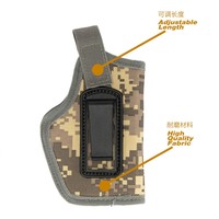 Étui tactique IWB pour port dissimulé, étuis de ceinture avec clip métallique, sacoche pour holster