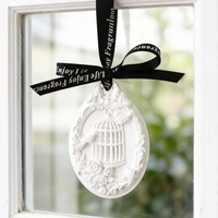 Diffuseur d'huiles essentielles en céramique parfumée, fait main, en porcelaine, pour la maison, à suspendre, pour voiture et armoire, désodorisant d'ambiance