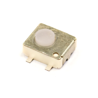 Proveedor de Taiwán, Directo de Fábrica, Interruptor Táctil de Botón de Plástico SFNHDM con LED para Personalización de PCB, 12V DC