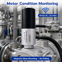 Sensor Inalámbrico de Vibración y Temperatura para Monitoreo de Condiciones de Equipos Rotatorios en Tiempo Real, Intrínsecamente Seguro Ex ia IIC T4 Ga