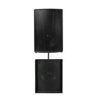 Système de sonorisation professionnel pour scène extérieure, ensemble complet avec enceintes line array haute puissance modèle F15F18, fréquence 50Hz-18kHz