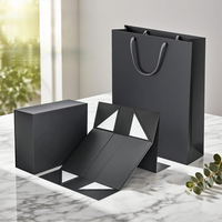 Caja de Regalo Plegable Hecha a Mano con Logotipo Personalizado, de una Sola Pieza, Reciclable, con Tapa Abatible, Empaque de Papel Resistente para Ropa de Cumpleaños