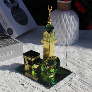Figura Arquitectónica de Cristal Hecha a Mano, Modelo de Edificio, Idea de Regalo para Mueble de Entrada - Product Image 1