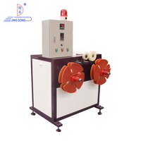 Machine d'enroulement automatique de tubes en plastique et en PU JingDong, motorisée, contrôlée par PLC, vitesse réglable, 380V 0.55Kw