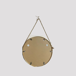 Usine En Gros Métal Miroir Mural Rond avec Corde De Chanvre Fer Miroir Suspendu Décoration Murale Simple Miroir Dia.50cm à <span class=keywords><strong>100cm</strong></span> - Product Image 3