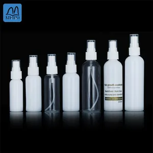 acohol pulverizador keychain Suppliers-Mini garrafa spray de plástico vazia, frasco vazio de 10ml/30ml/50ml/2oz/60ml/100ml, óleo perfumado para quarto, com gancho para álcool