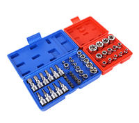 Ensemble de douilles à embout femelle en acier au chrome-vanadium 14 pièces/ensemble E Torx Star E4-E24, étui rigide OEM, ensemble d'outils à main